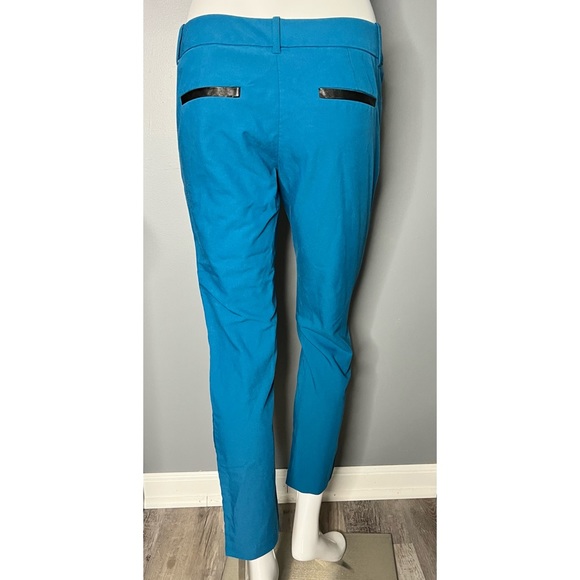 Mossimo : teal stretch capri pants - Picture 5 of 12